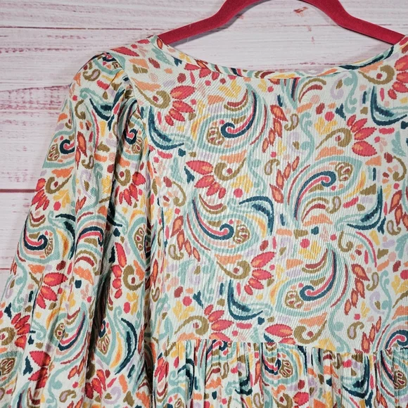 Marine Layer Scarlett Paisley Print Dress - Picture 14 of 16